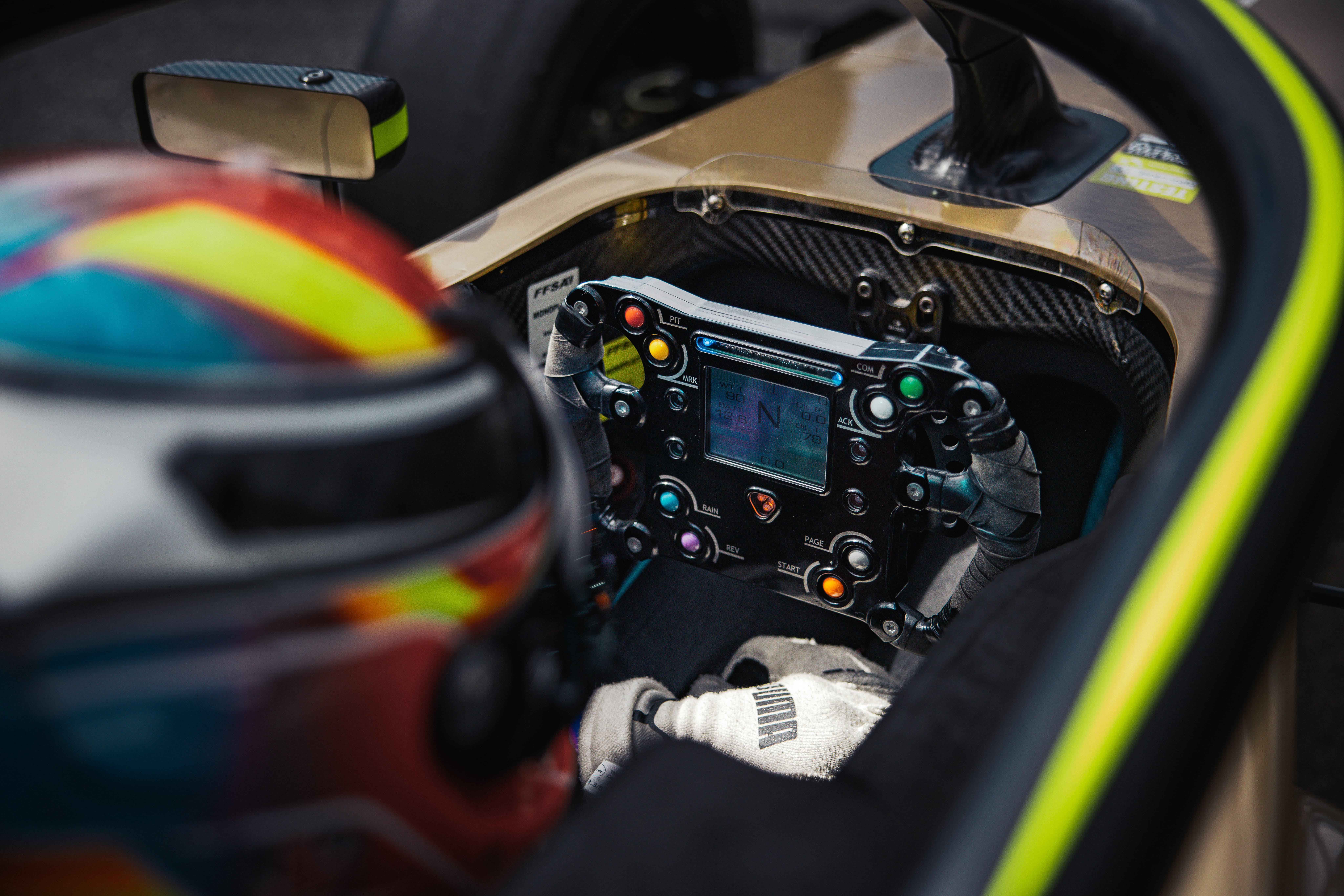 Formula cockpit detail